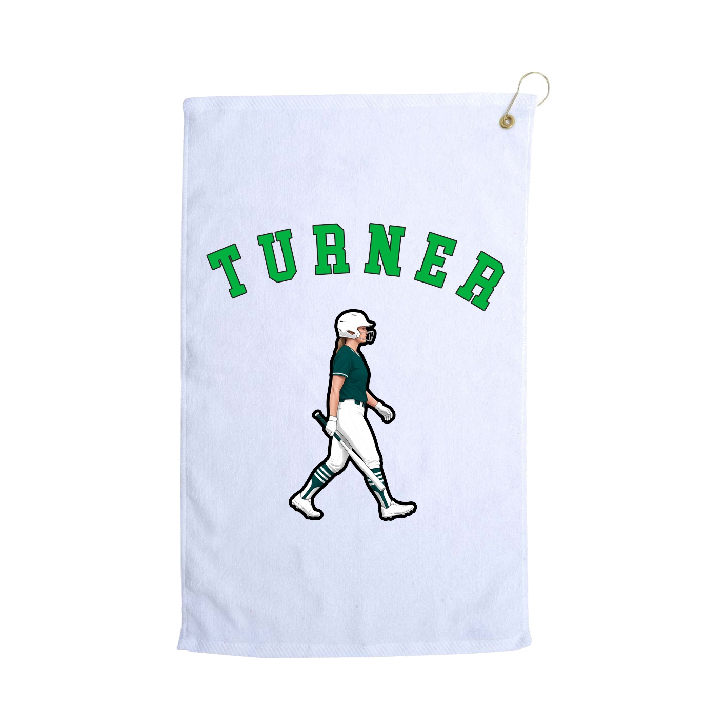 Golf Towel — Shirsey Arch in White