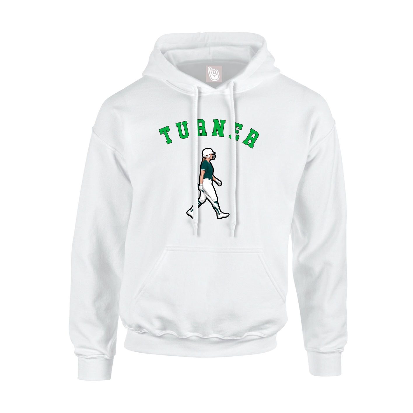 Hoodie — Shirsey Arch in White