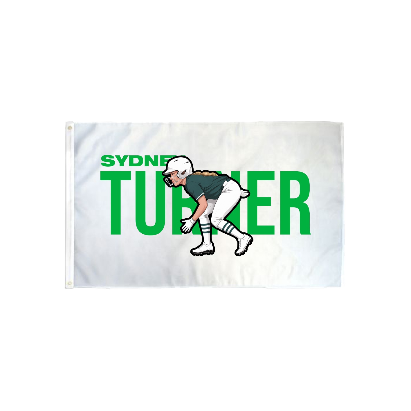 3x5 Flag — Player Name in Classic