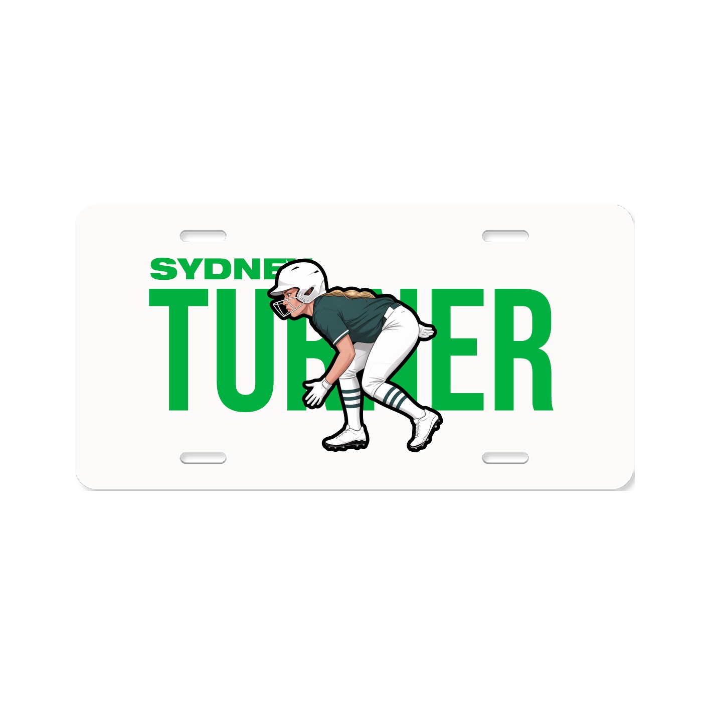 License Plate — Player Name in Classic