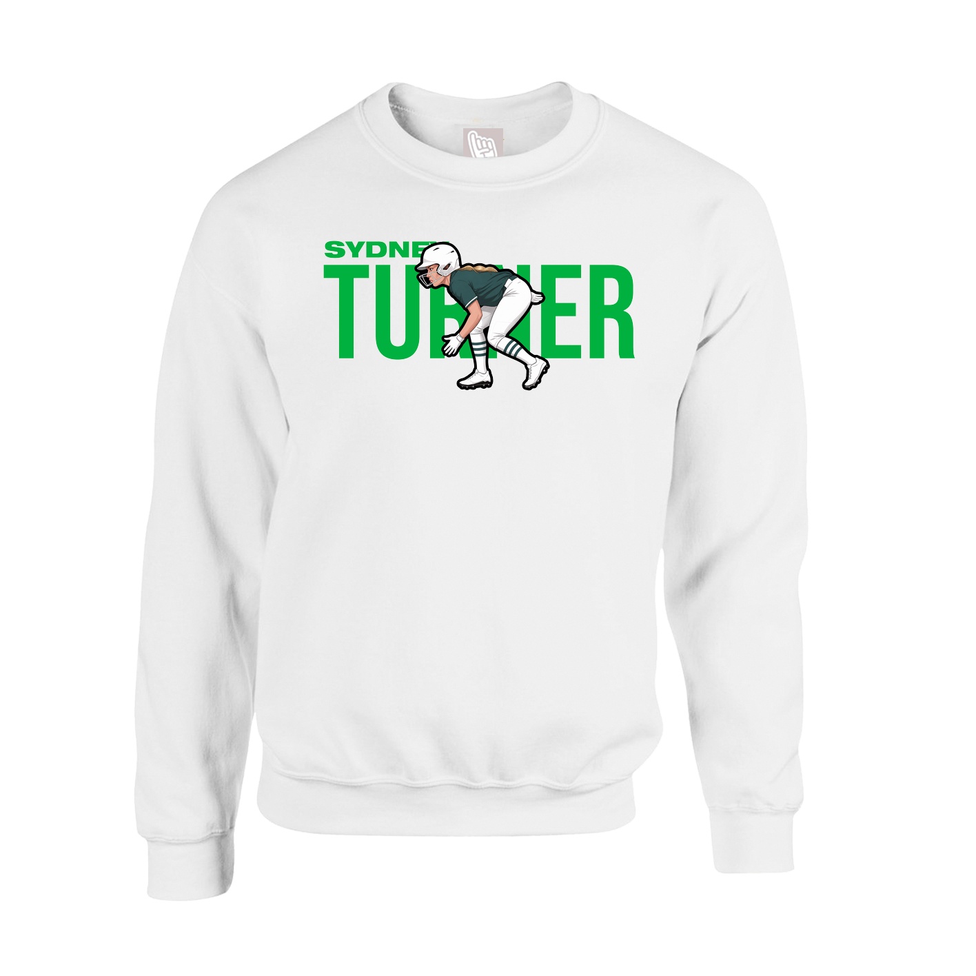 Fleece Crew — Player Name in White