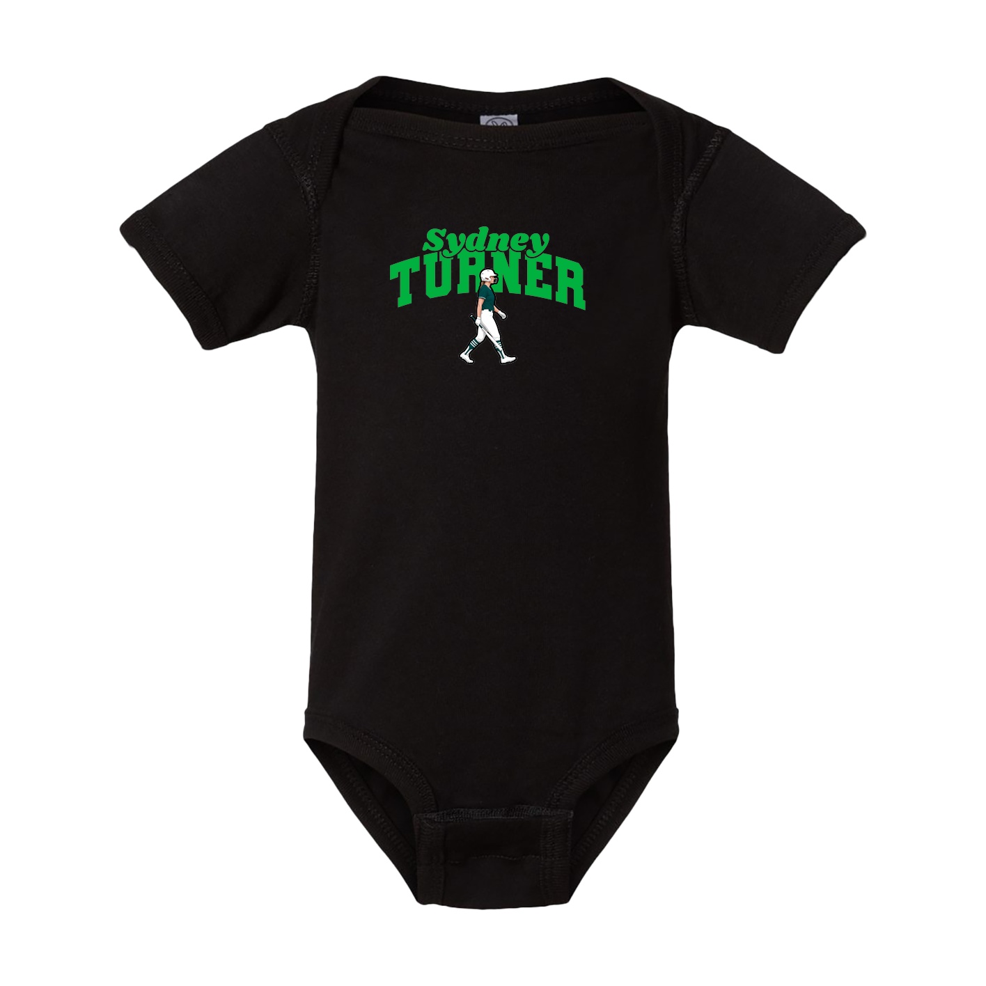 Baby Onesie — Signature Arch in Black