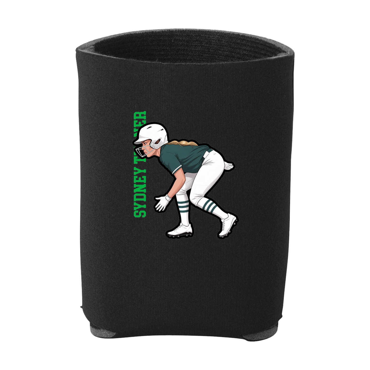 Can Holder — Name Vertical in Black