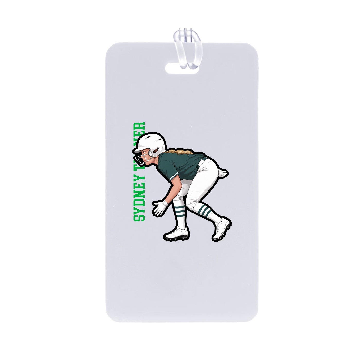 Bag Tag — Name Vertical in Classic