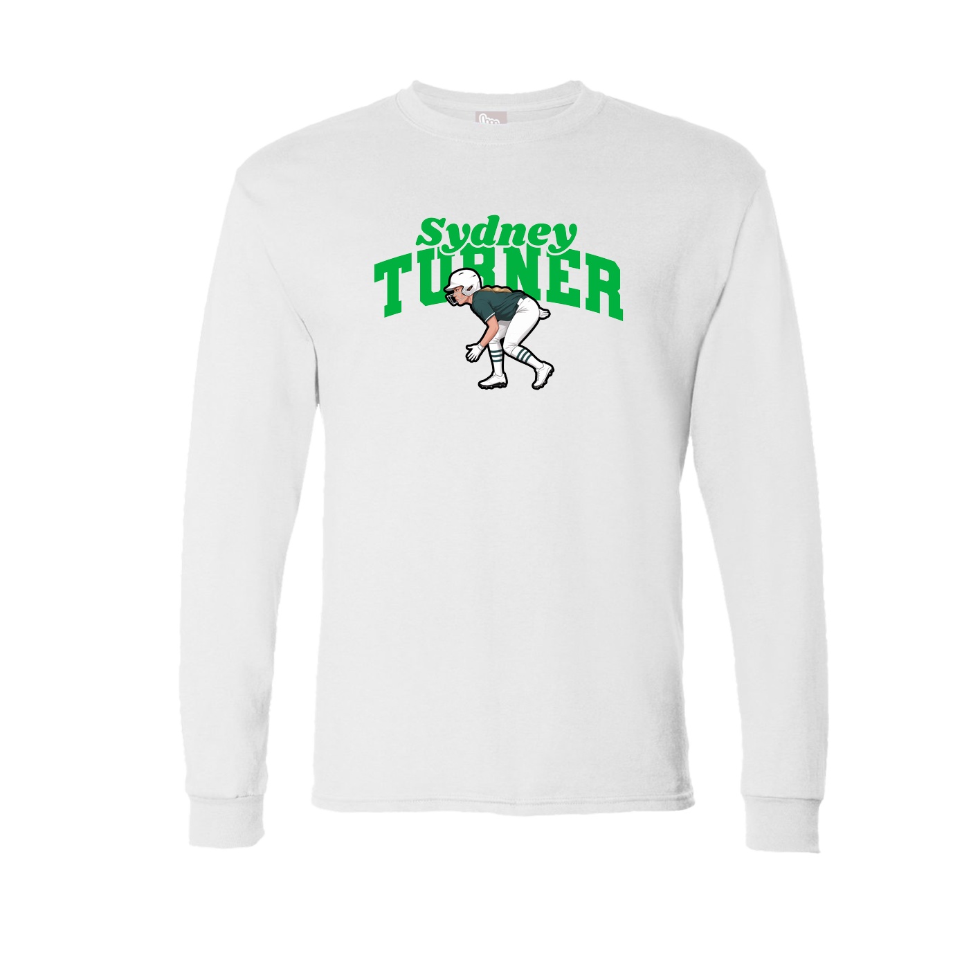 Long Sleeve Tee — Signature Arch in White