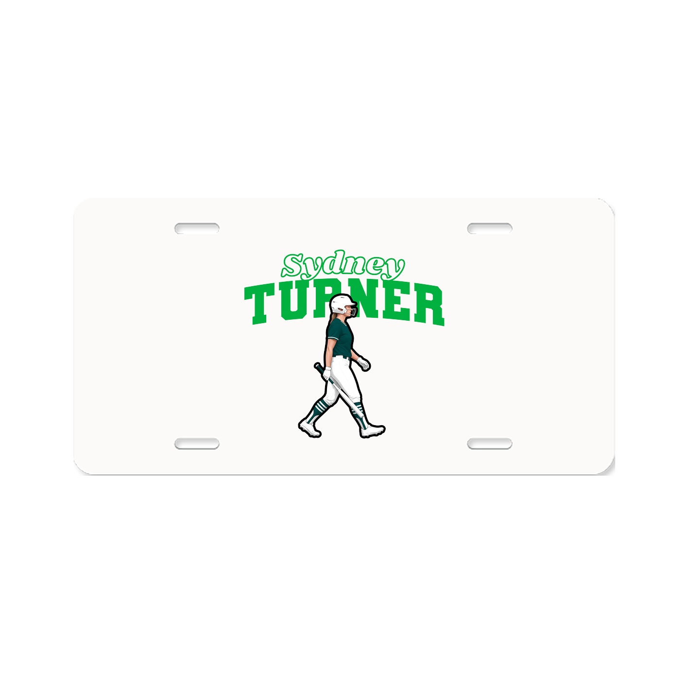 License Plate — Name Arch in Classic