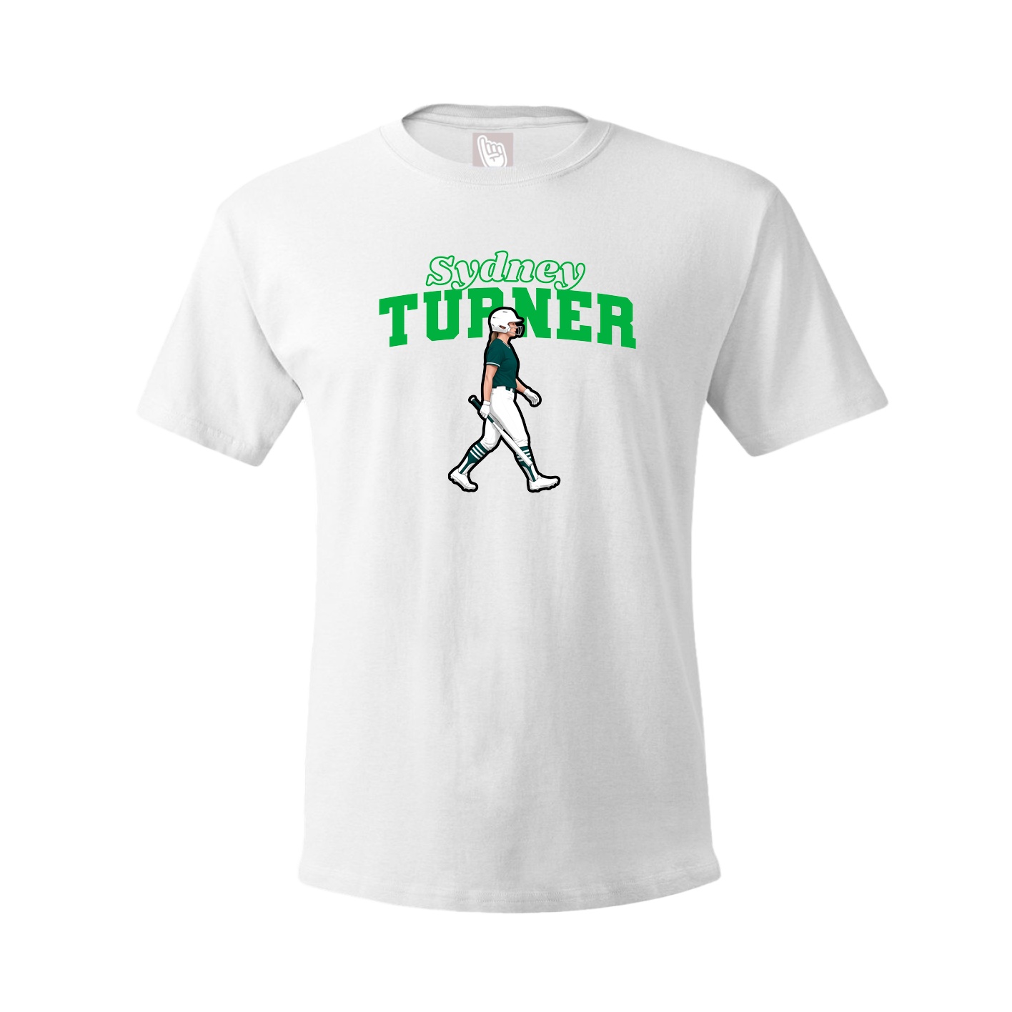 Tee — Name Arch in White
