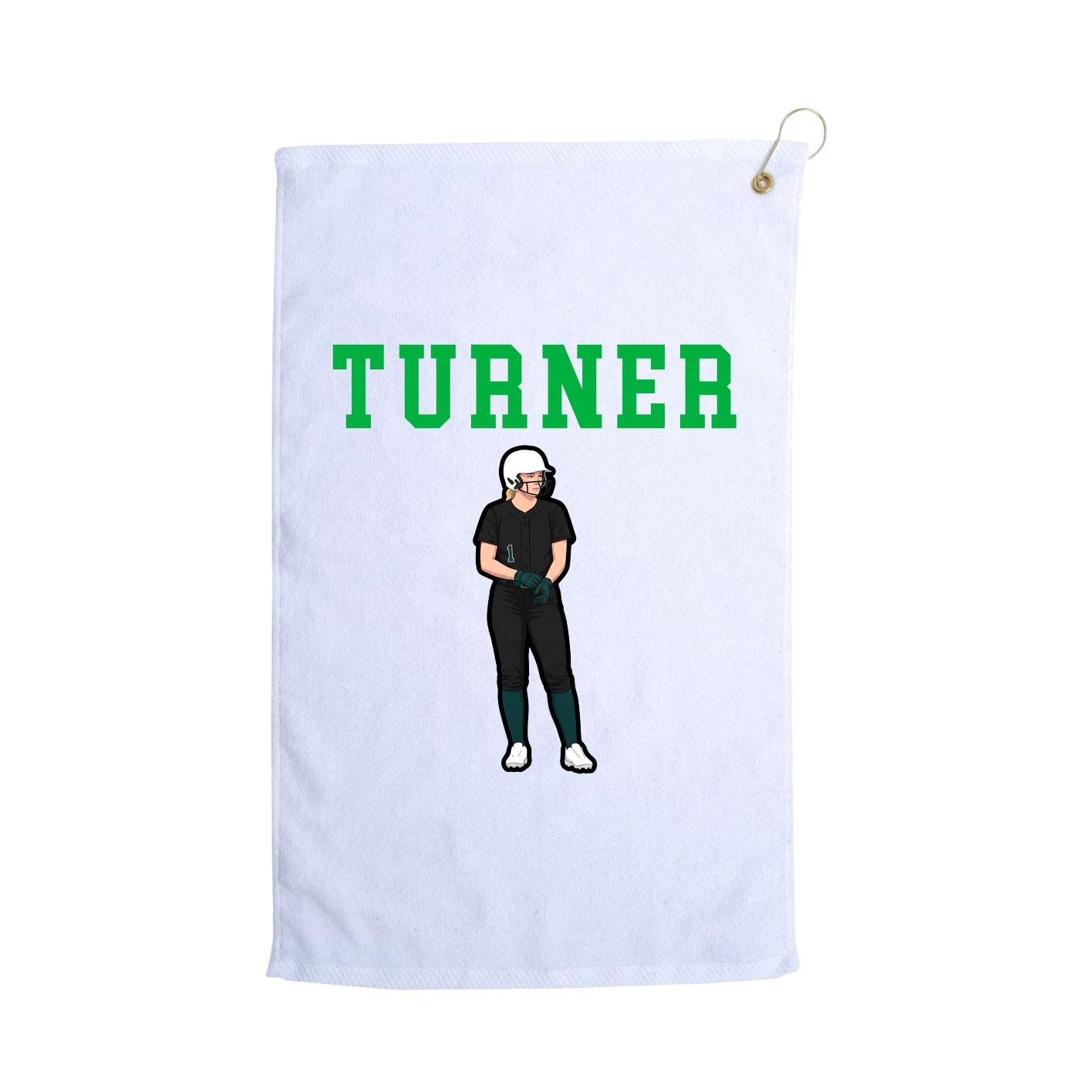 Golf Towel — Shirsey in White