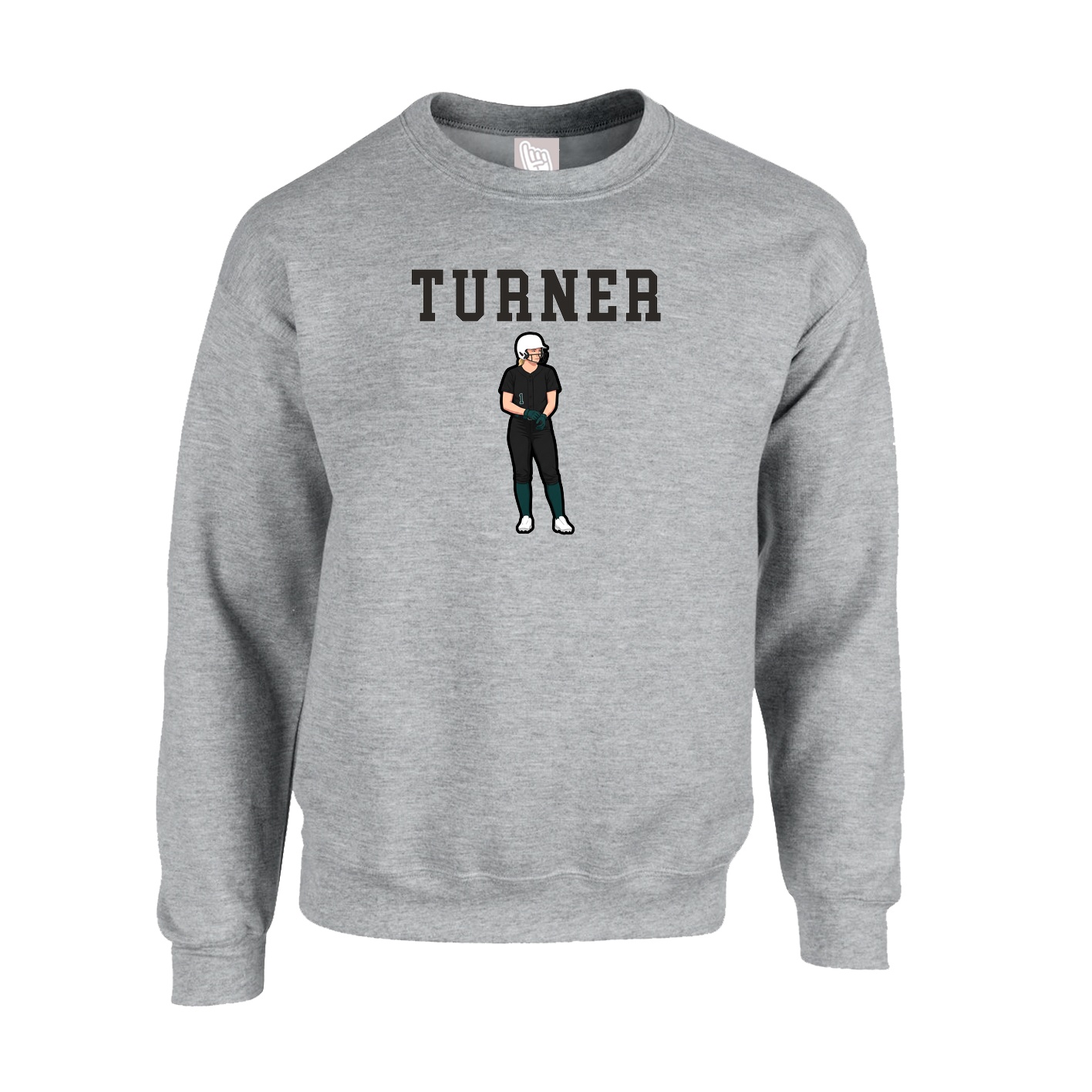 Fleece Crew — Shirsey in Grey