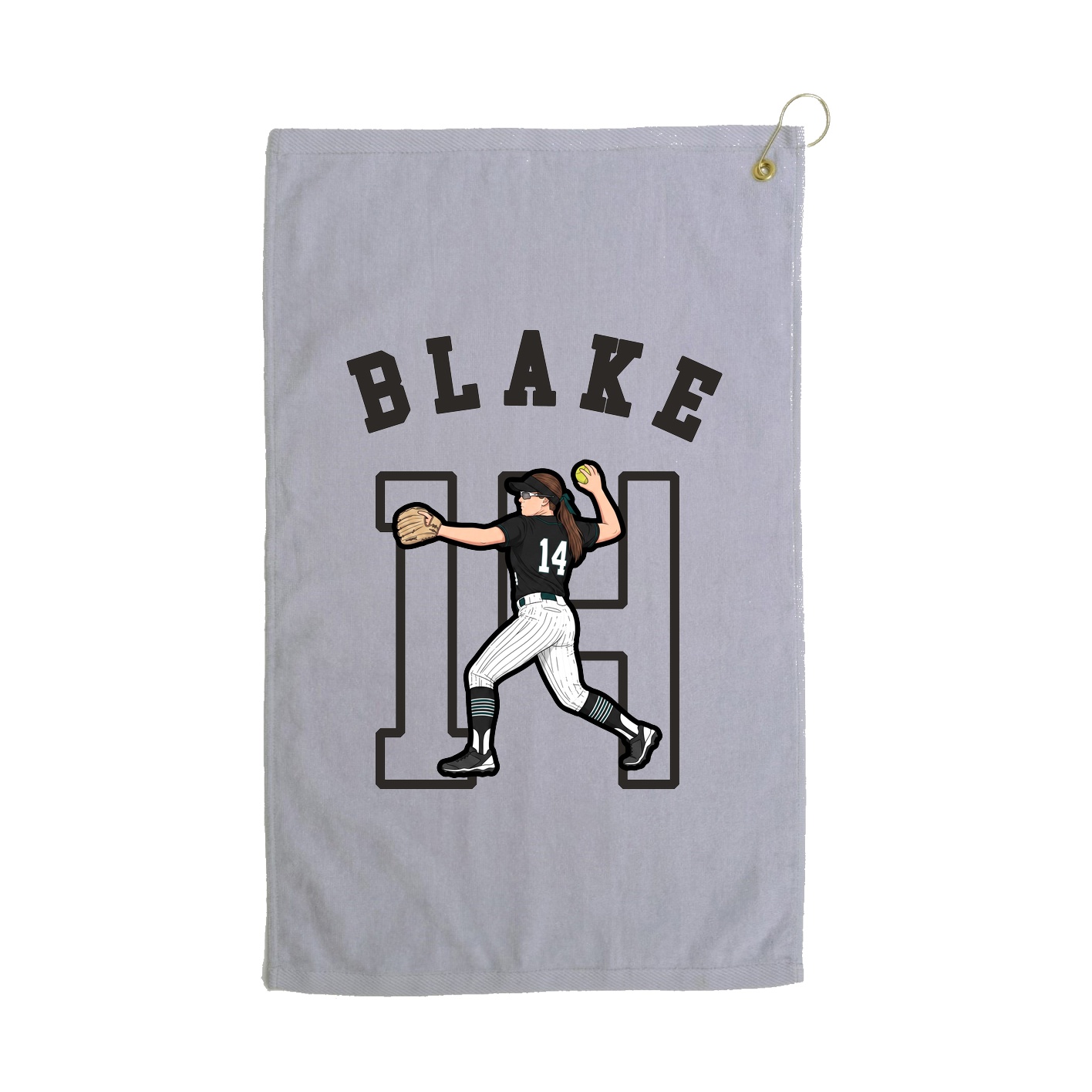 Golf Towel — Shirsey Arch in Grey