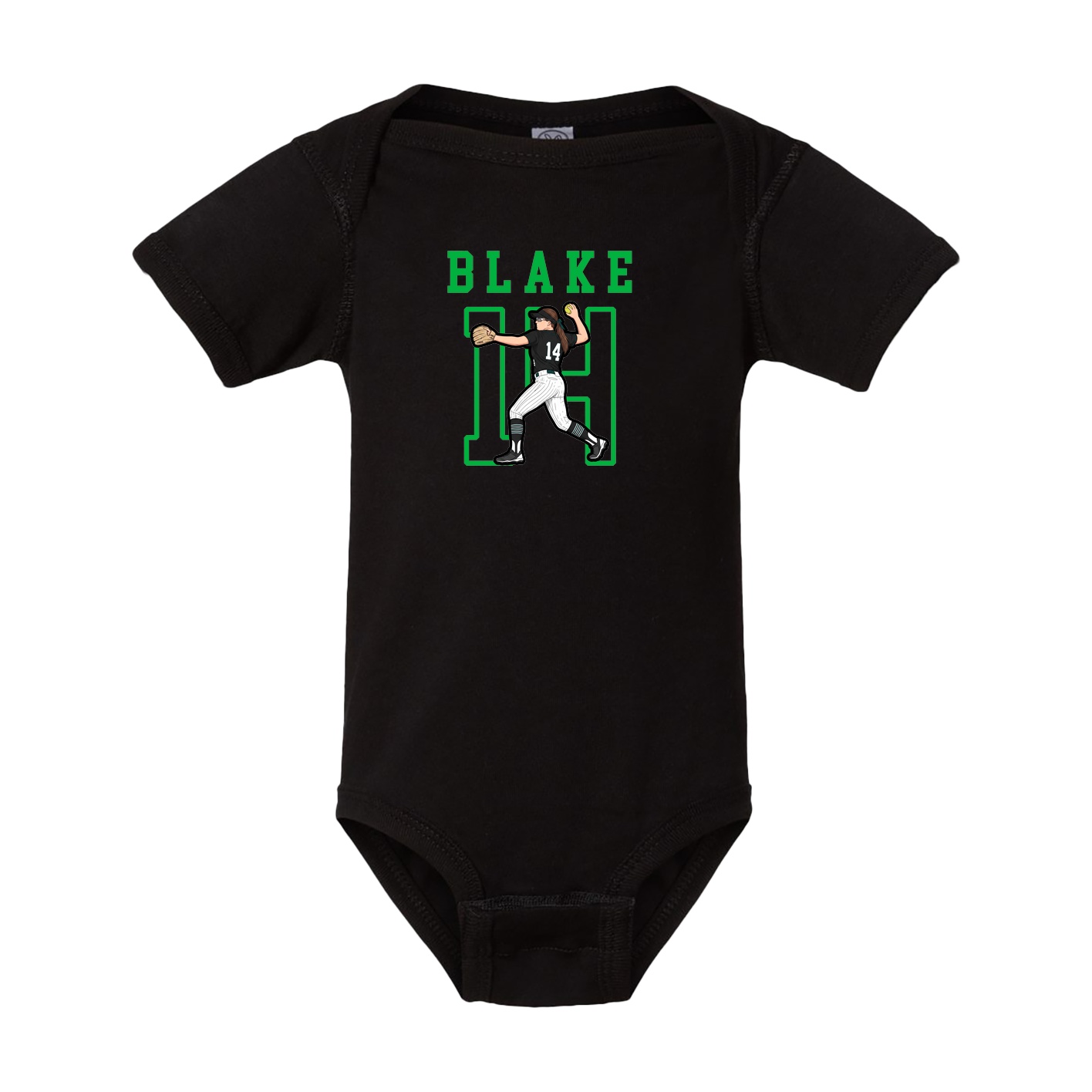 Baby Onesie — Shirsey in Black