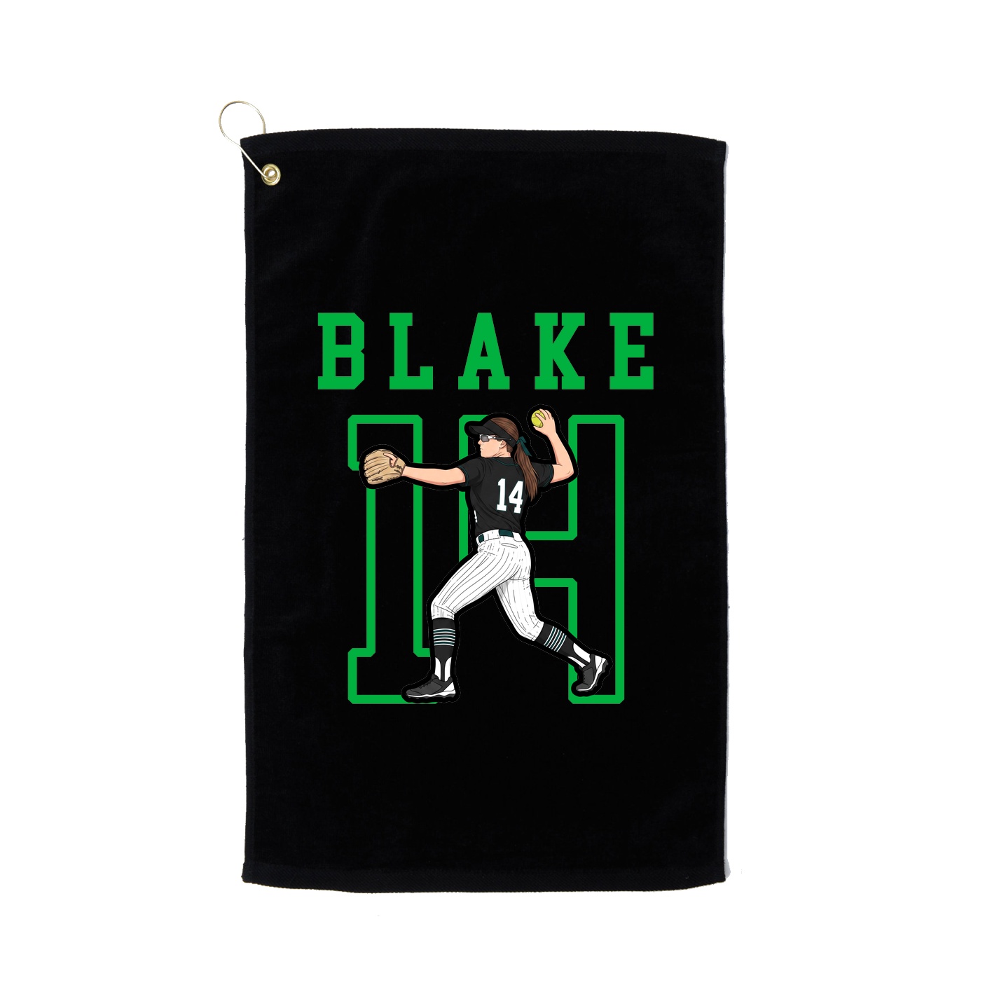Golf Towel — Shirsey in Black