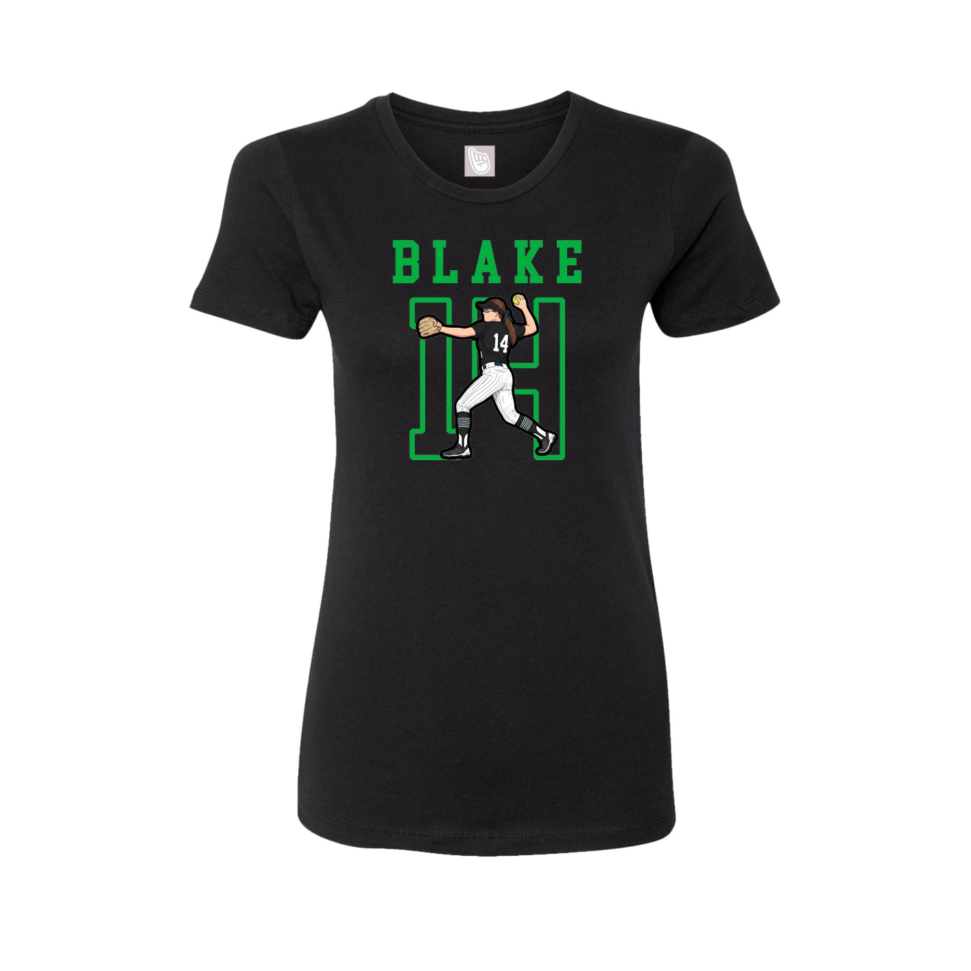 Fitted Women's Tee — Shirsey in Black