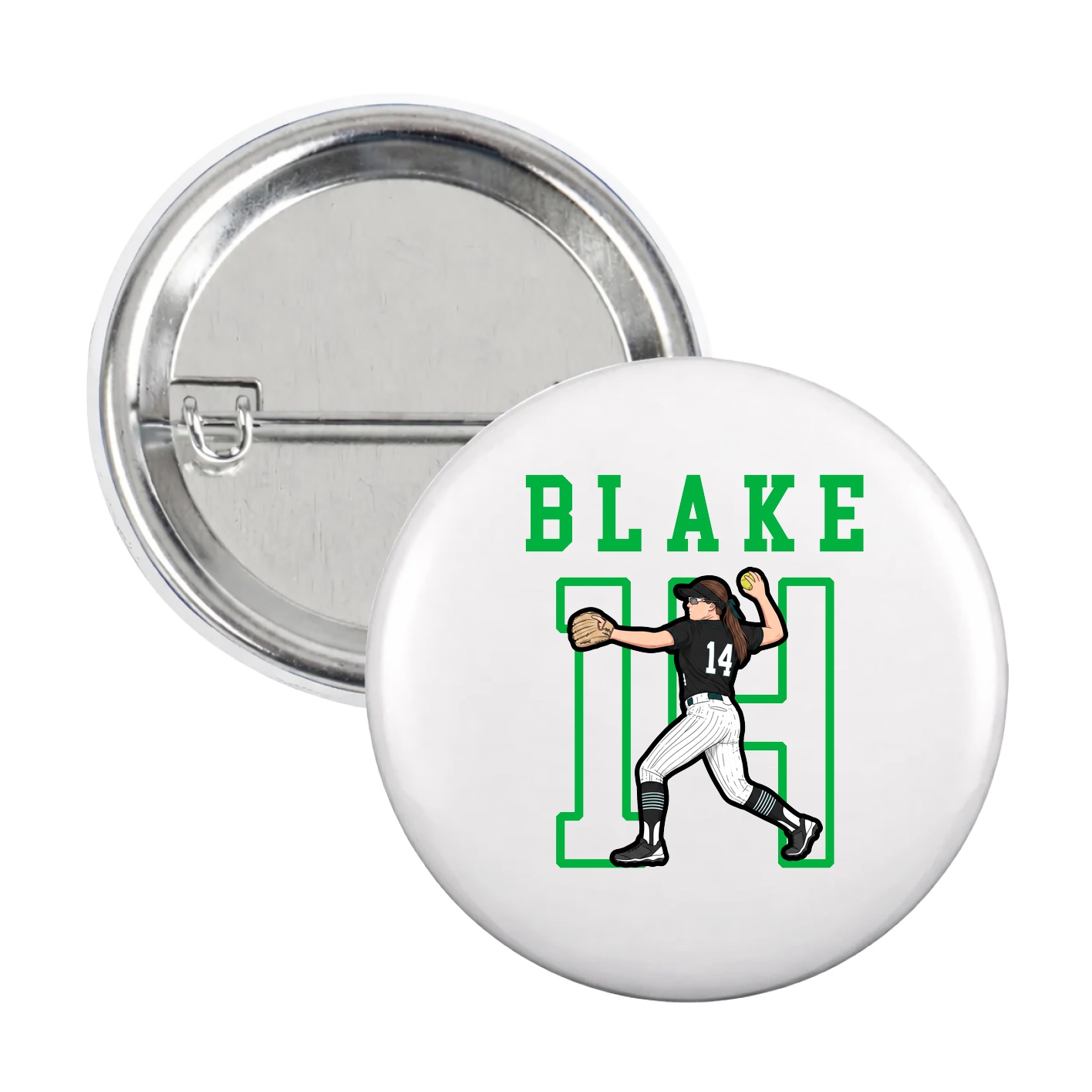Game Day Button — Shirsey in White