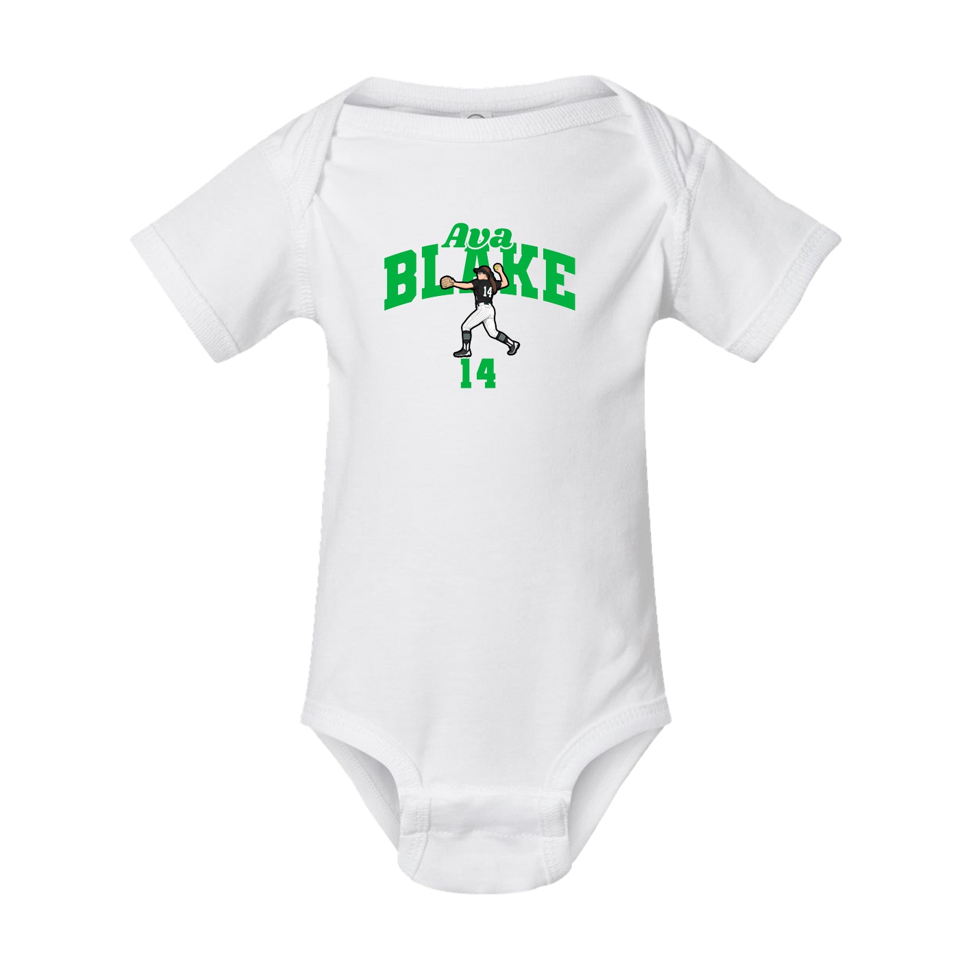 Baby Onesie — Signature Arch in White