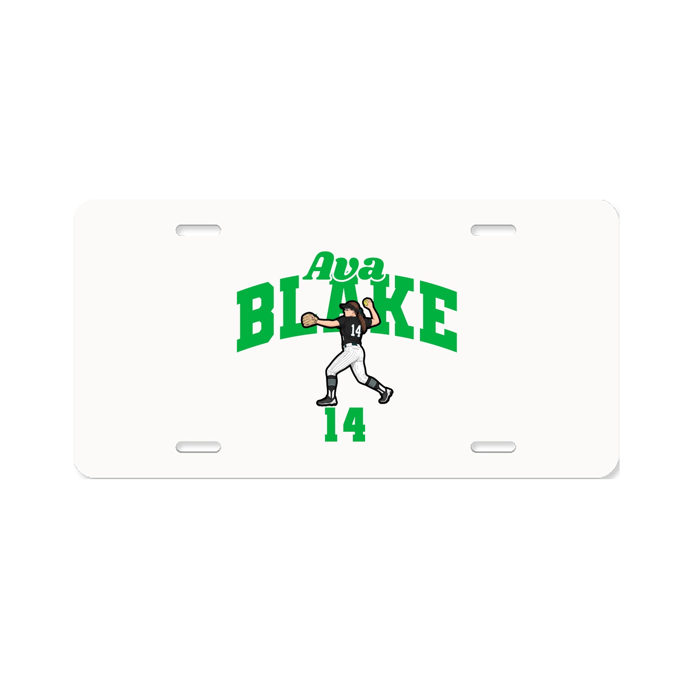 License Plate — Signature Arch in Classic