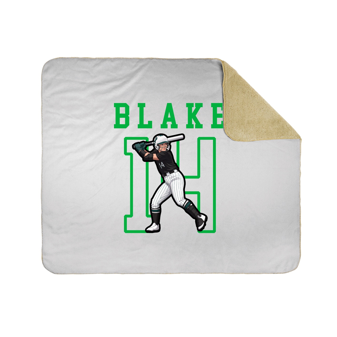 Throw Blanket — Shirsey in White