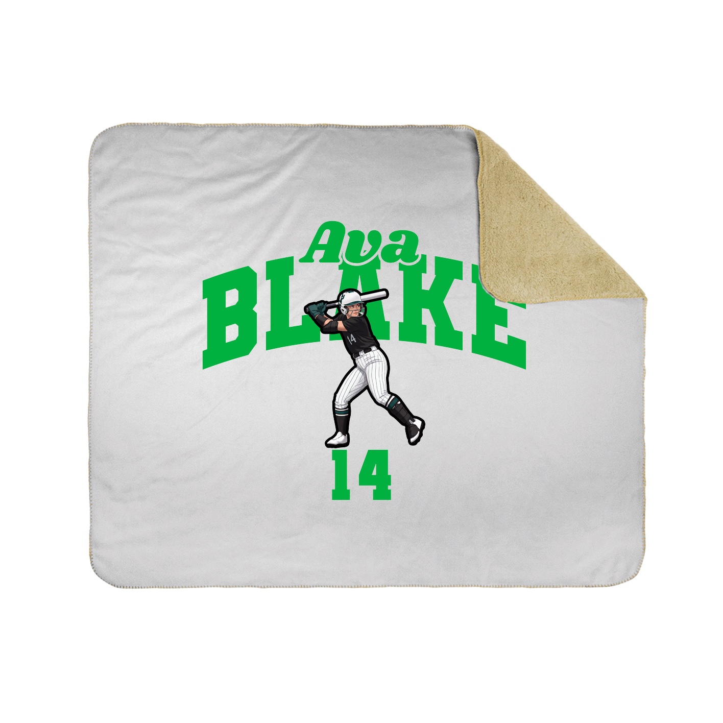 Throw Blanket — Signature Arch in White