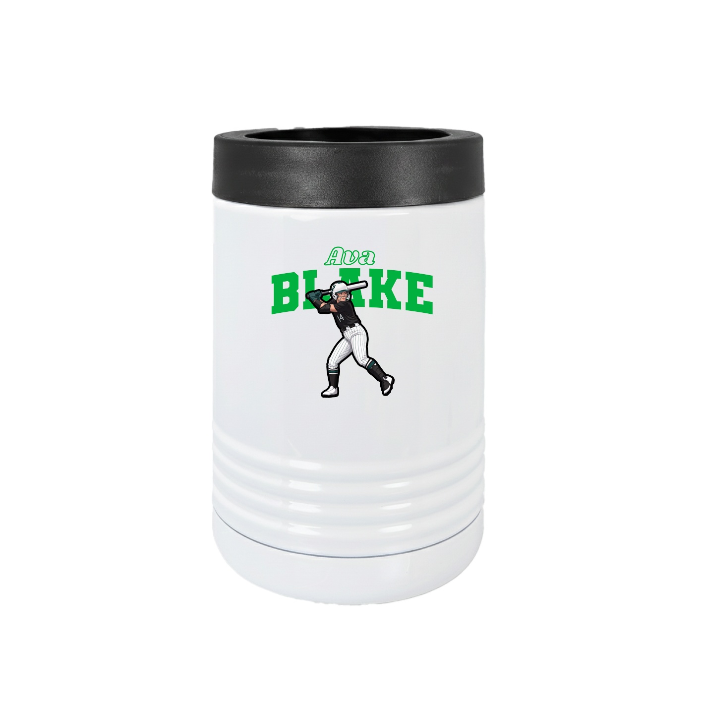 Beverage Holder — Name Arch in White