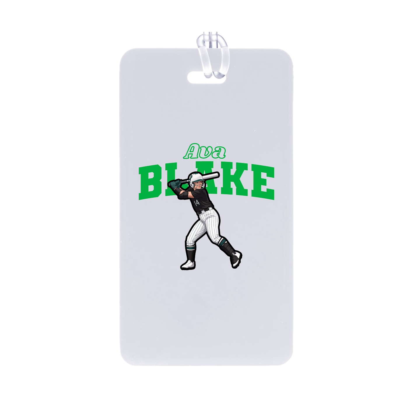 Bag Tag — Name Arch in Classic