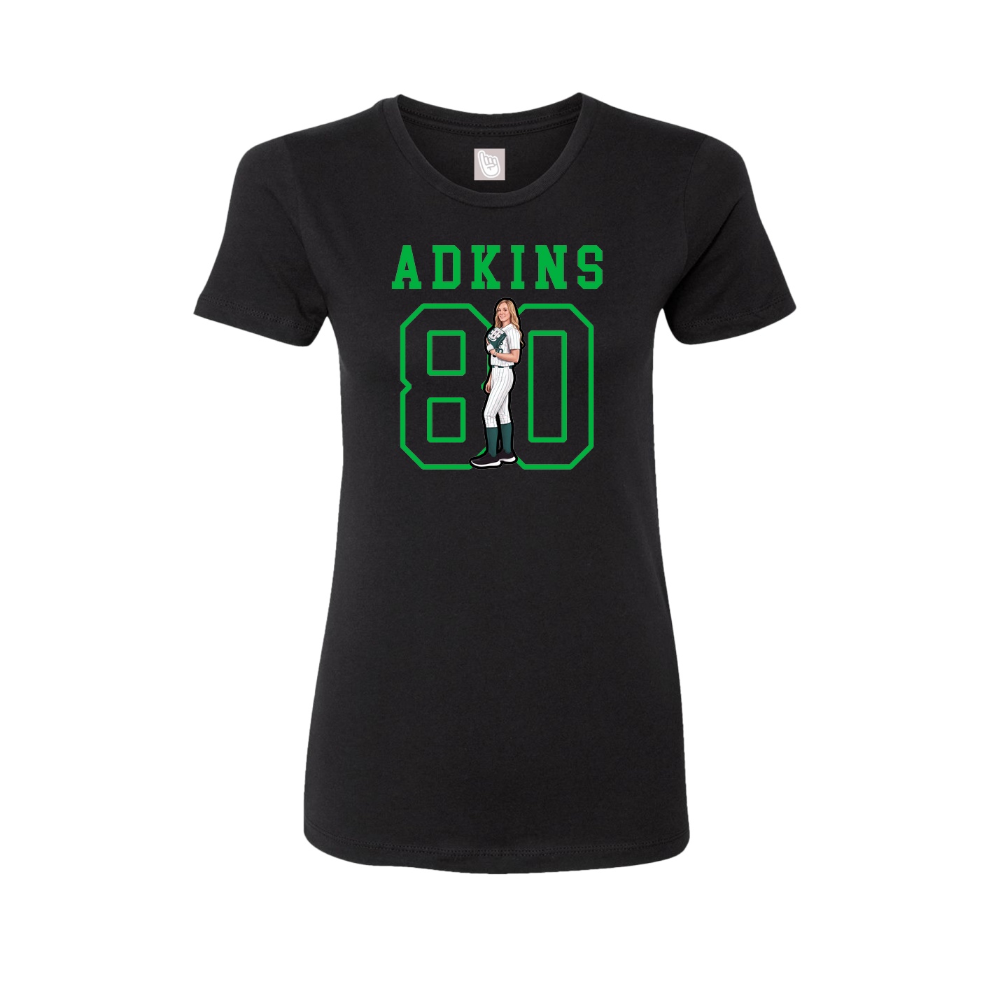 Fitted Women's Tee — Shirsey in Black