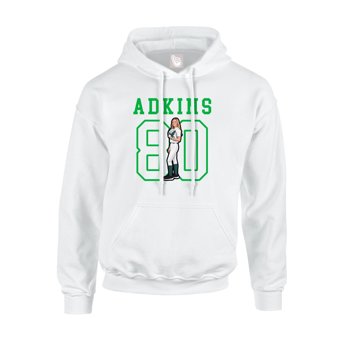 Youth Hoodie — Shirsey in White
