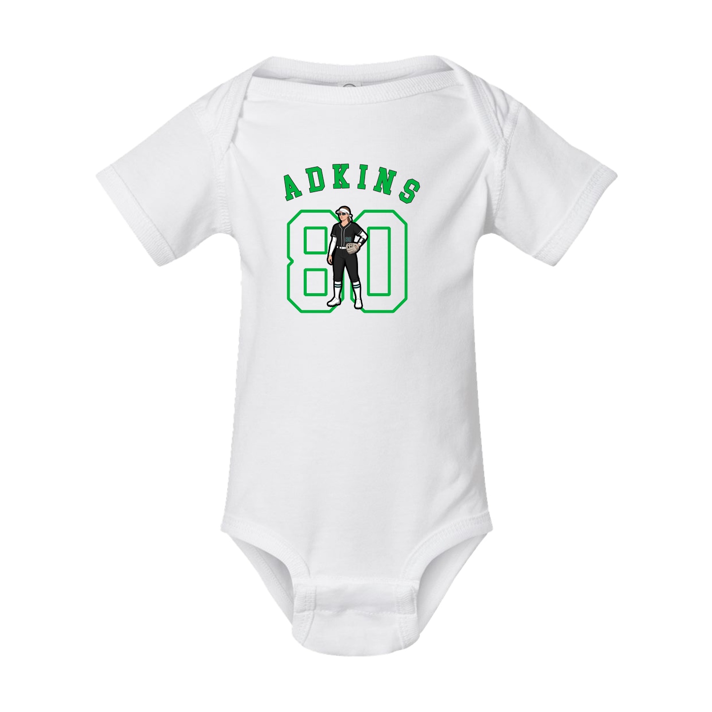 Baby Onesie — Shirsey Arch in White
