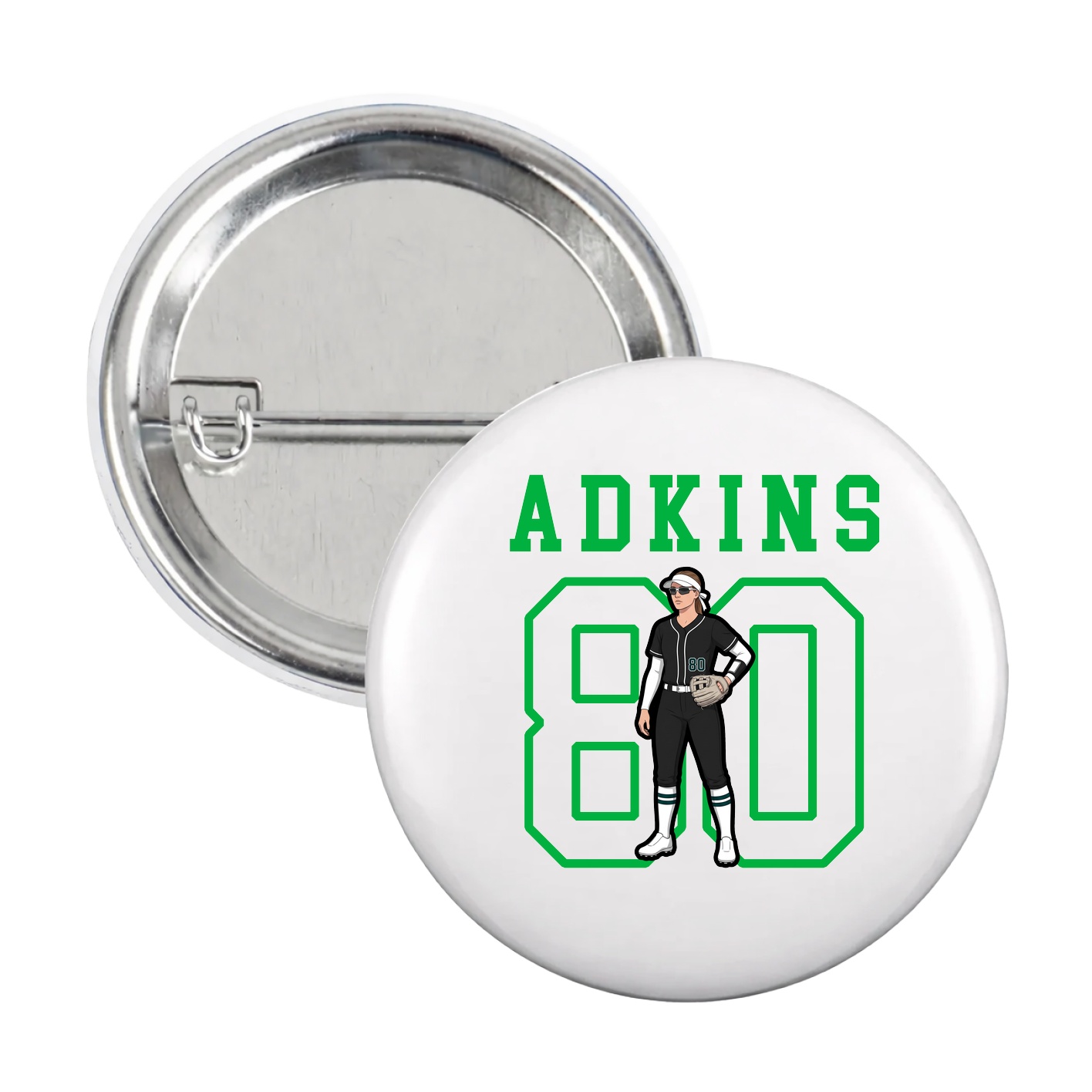 Game Day Button — Shirsey in White