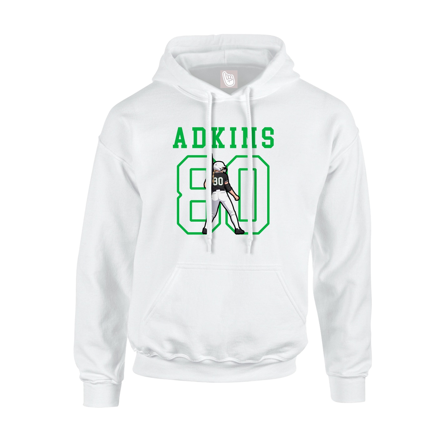 Hoodie — Shirsey in White