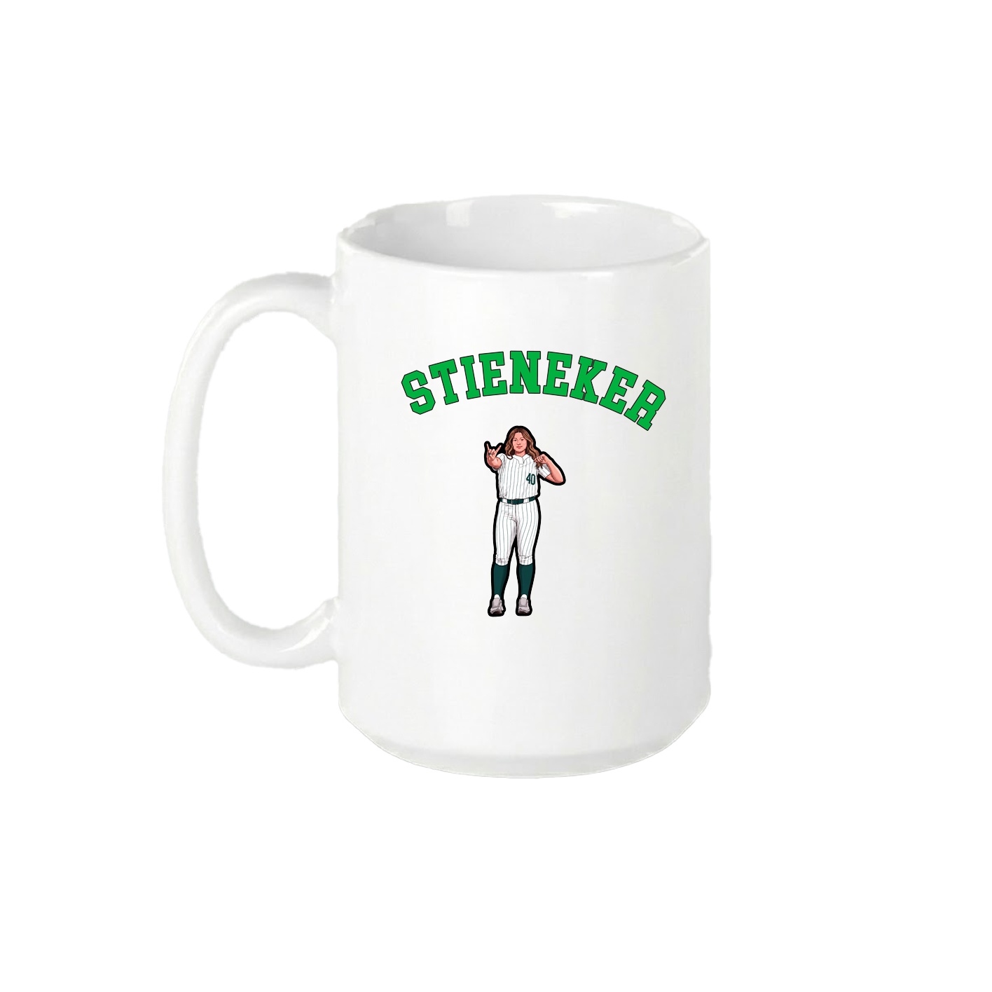 15oz Coffee Mug — Shirsey Arch in White