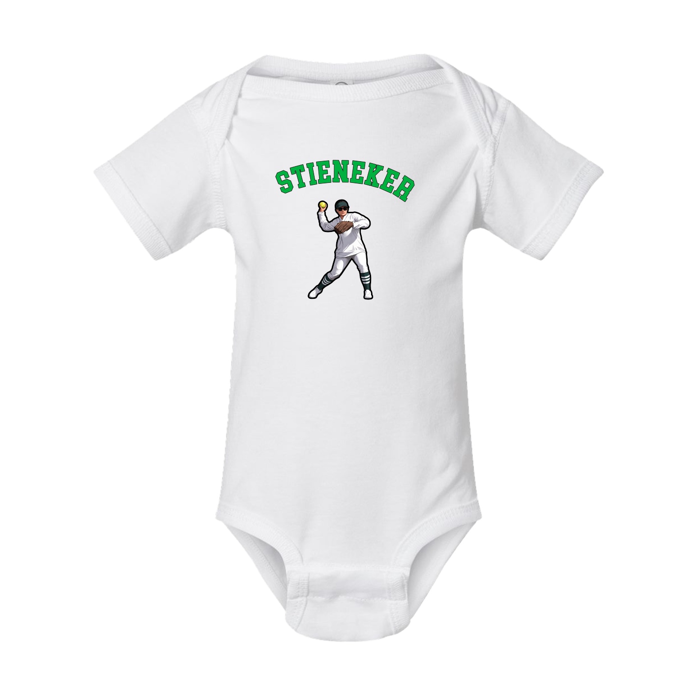 Baby Onesie — Shirsey Arch in White
