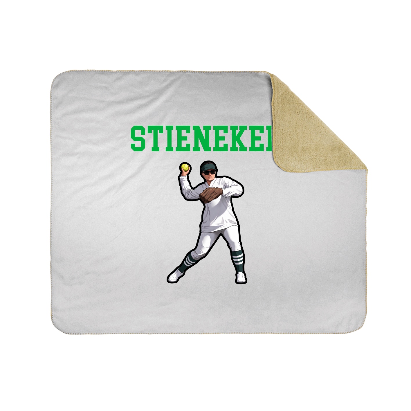 Throw Blanket — Shirsey in White
