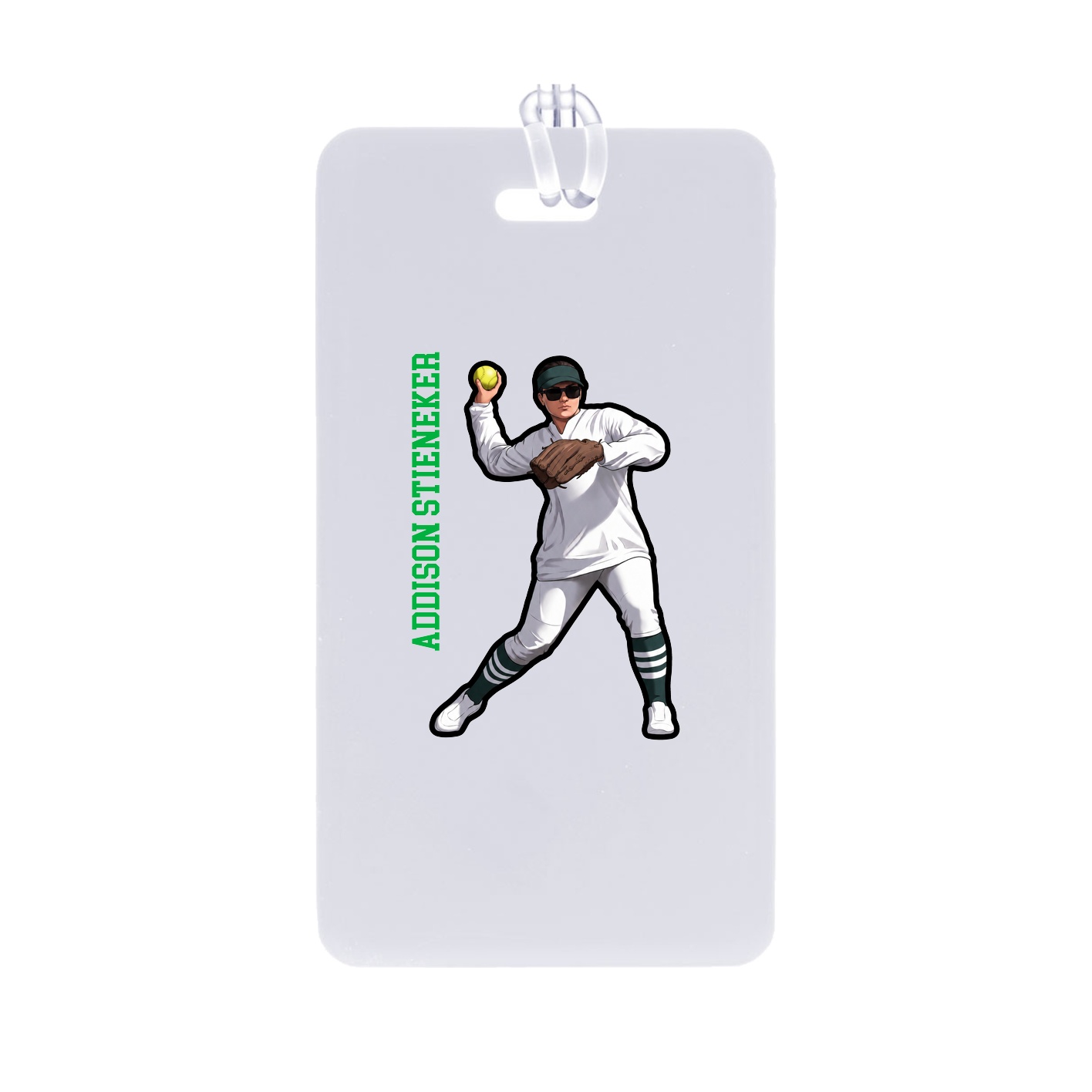 Bag Tag — Name Vertical in Classic