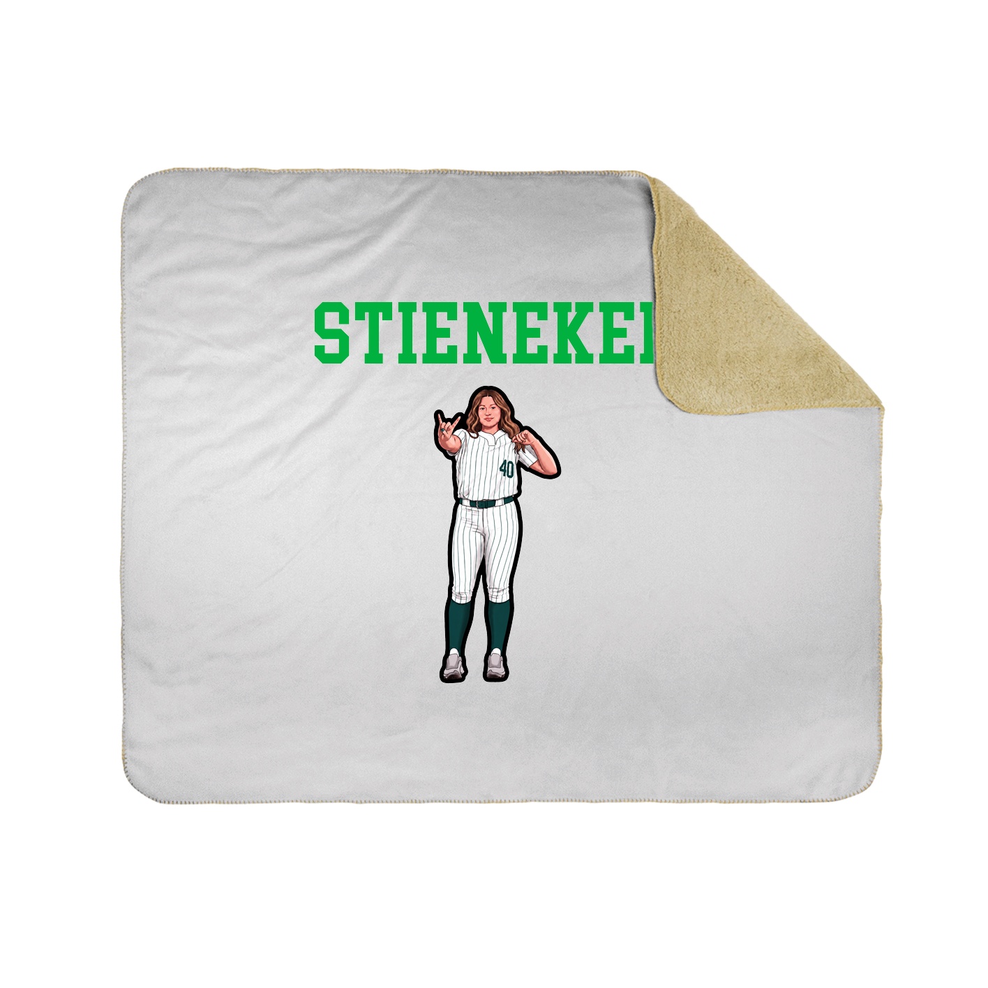 Throw Blanket — Shirsey in White