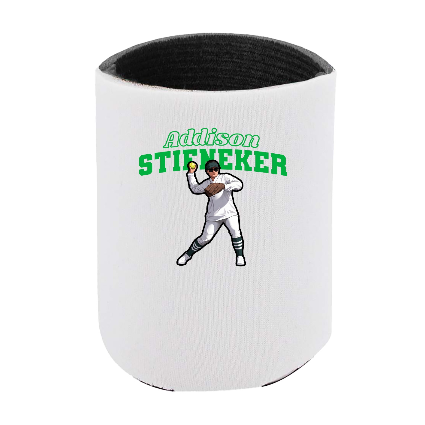 Can Holder — Name Arch in White