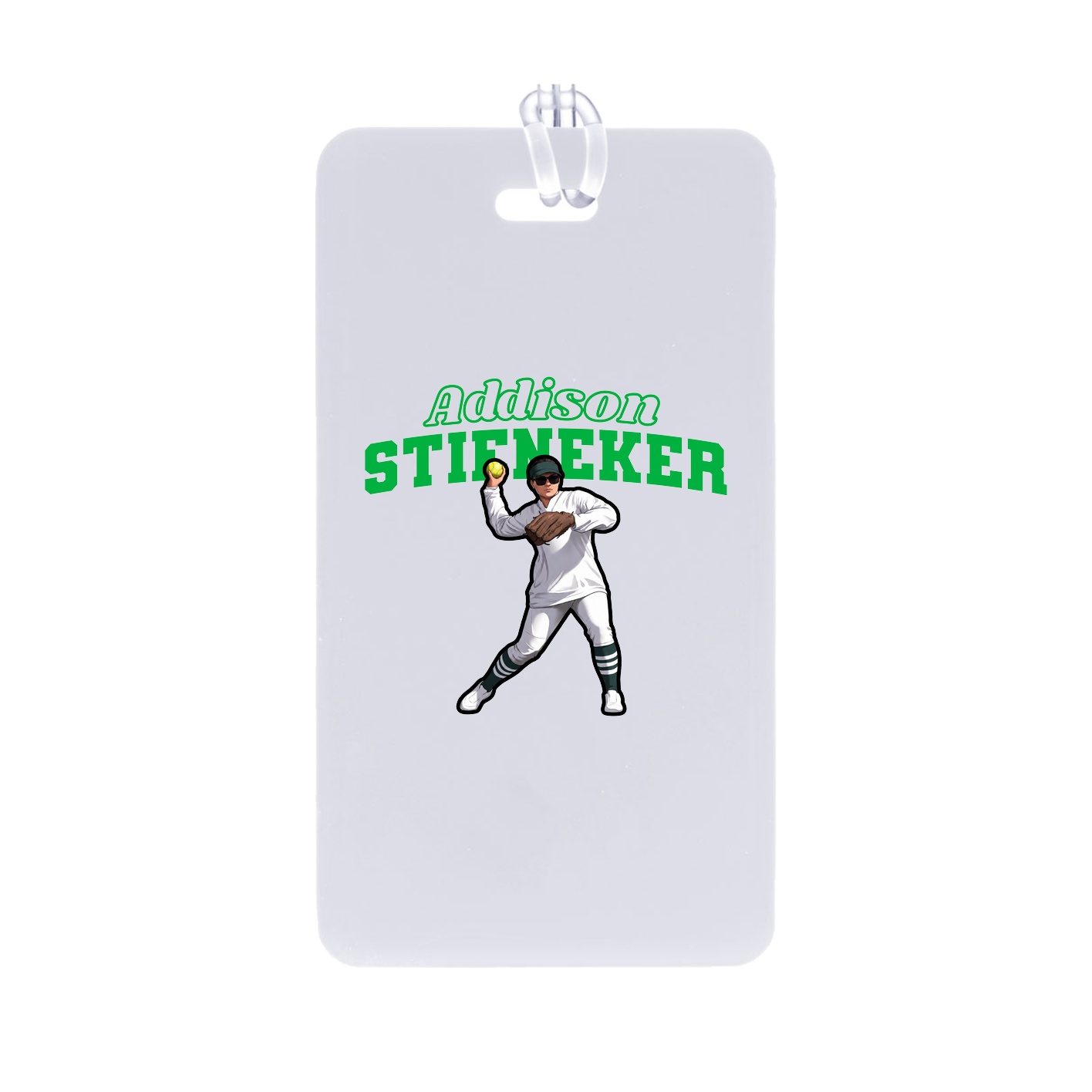 Bag Tag — Name Arch in Classic