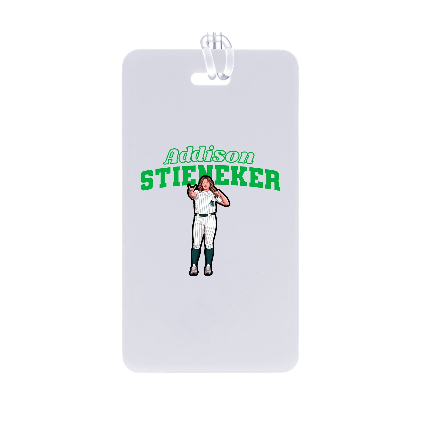 Bag Tag — Name Arch in Classic