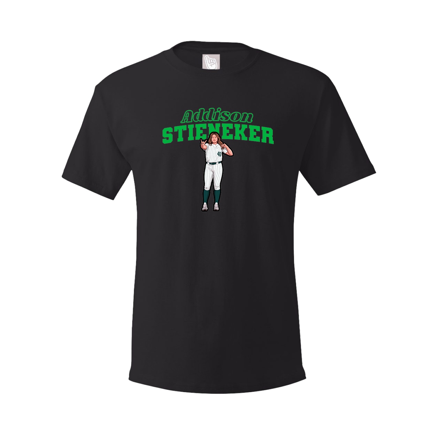 Youth Tee — Name Arch in Black