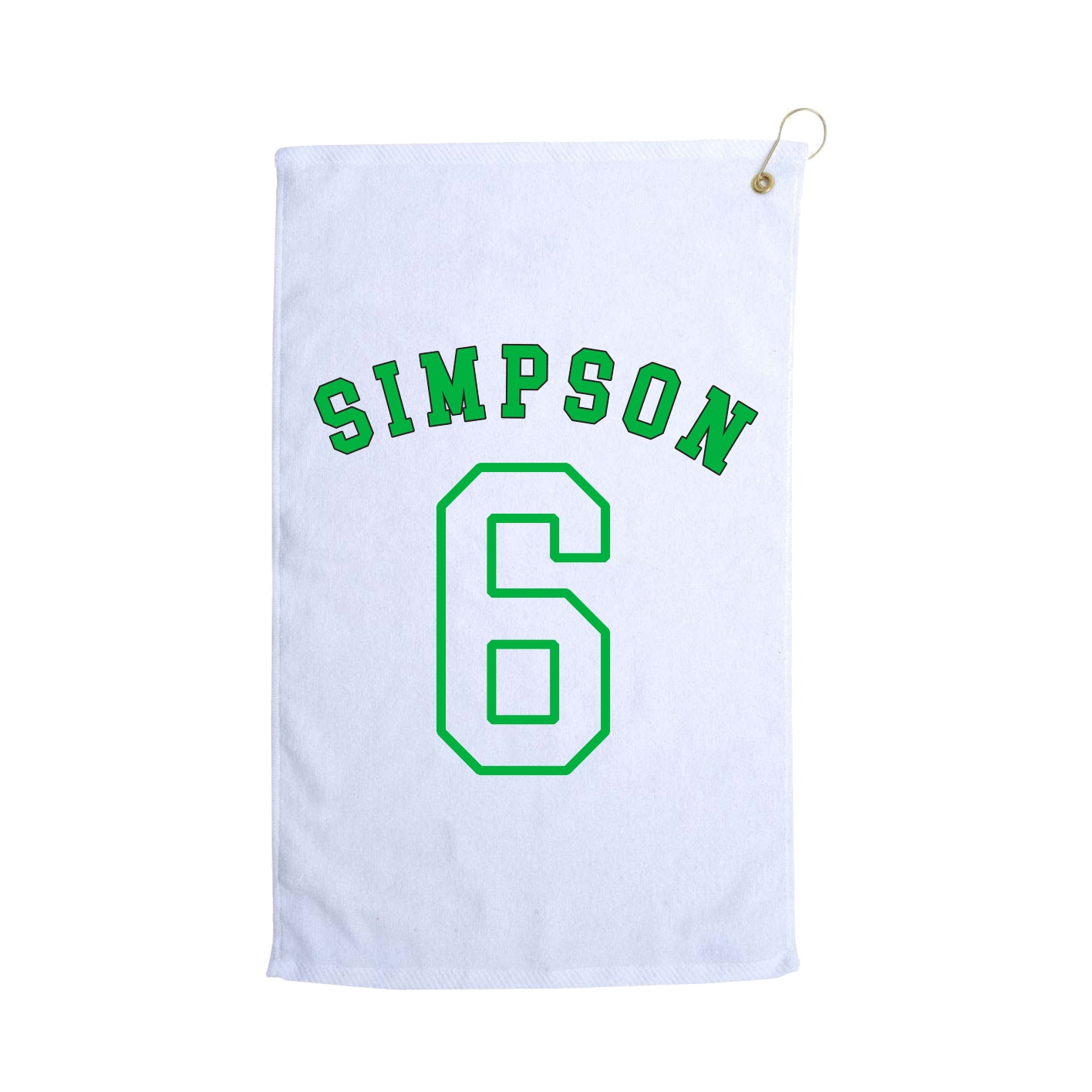 Golf Towel — Shirsey Arch in White
