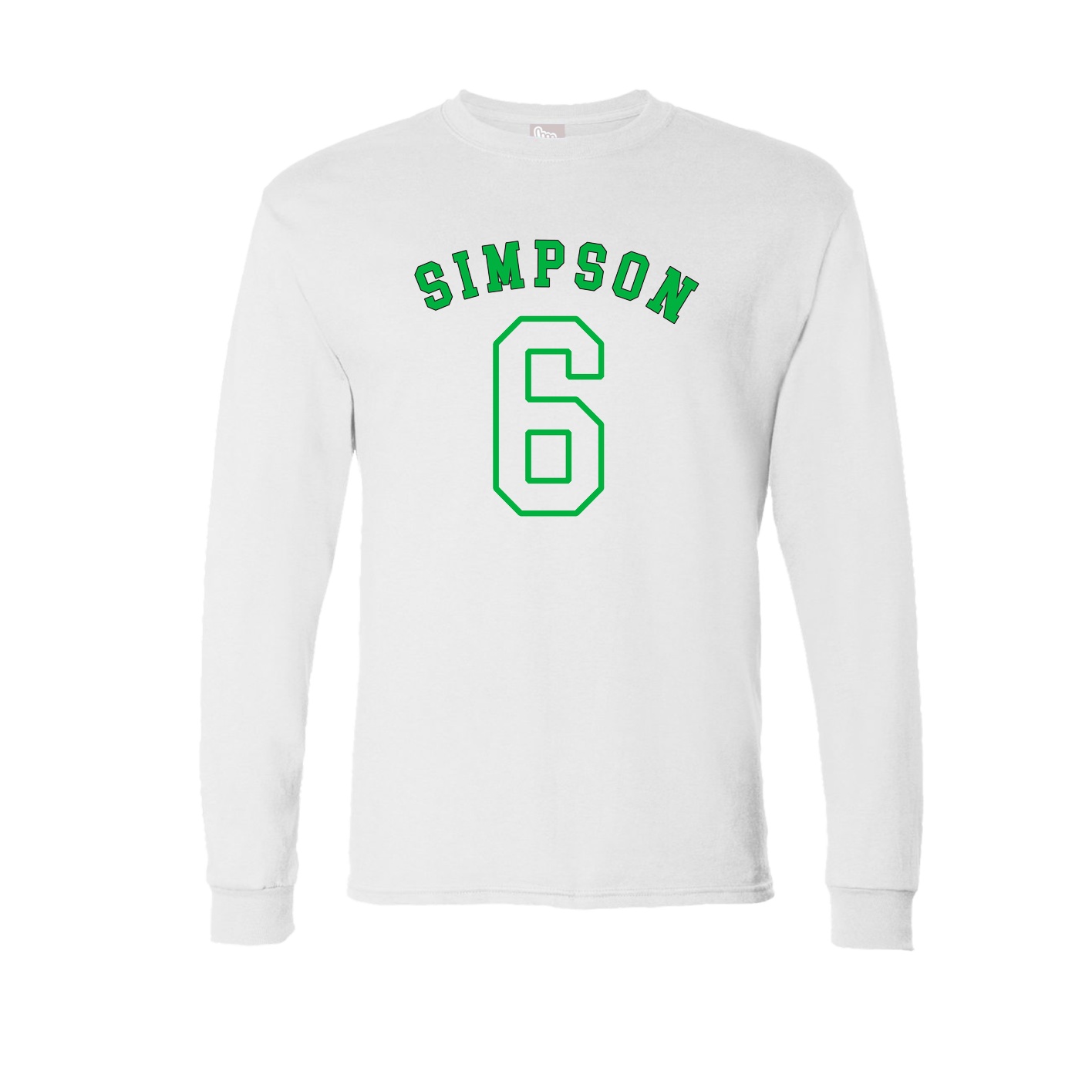 Long Sleeve Tee — Shirsey Arch in White