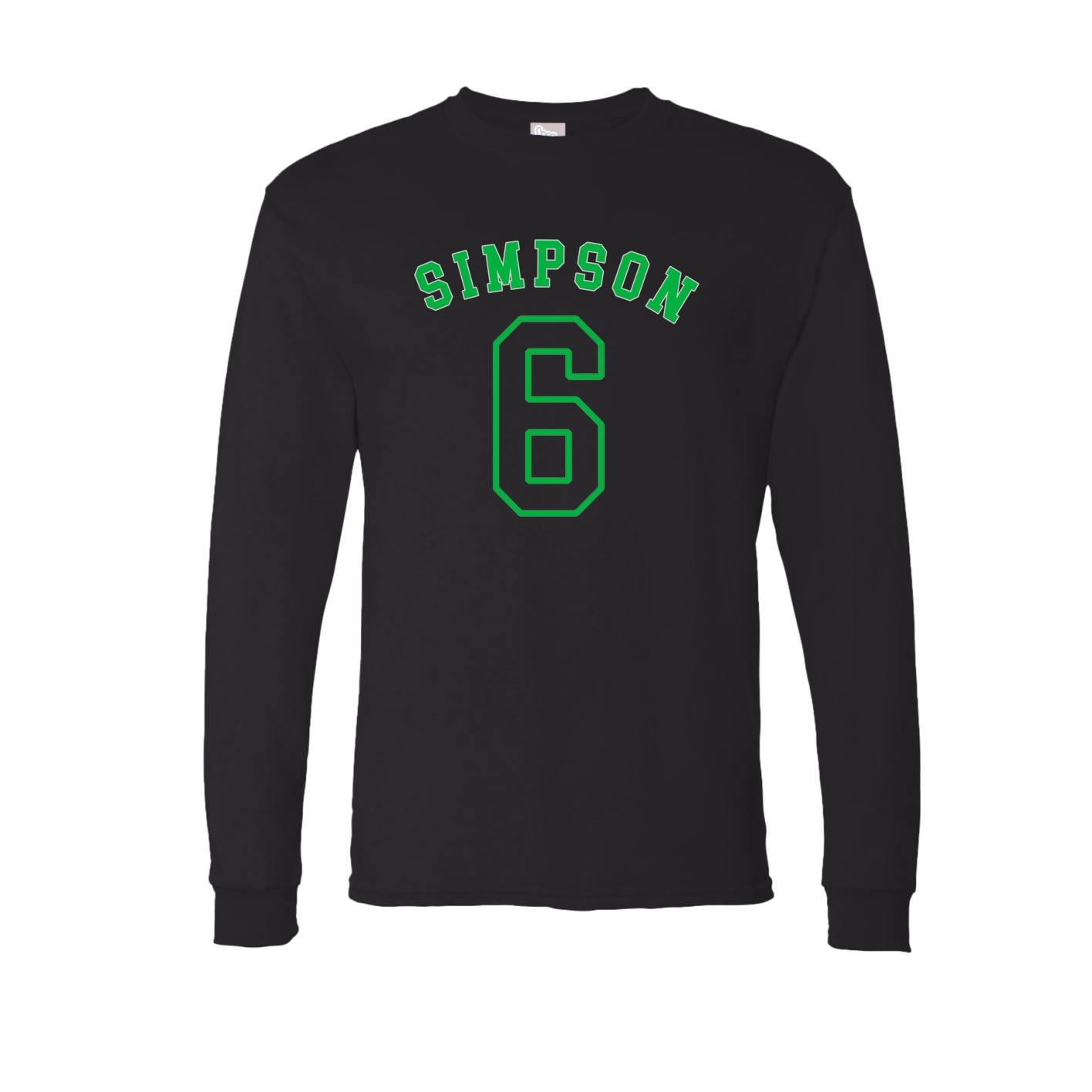 Long Sleeve Tee — Shirsey Arch in Black