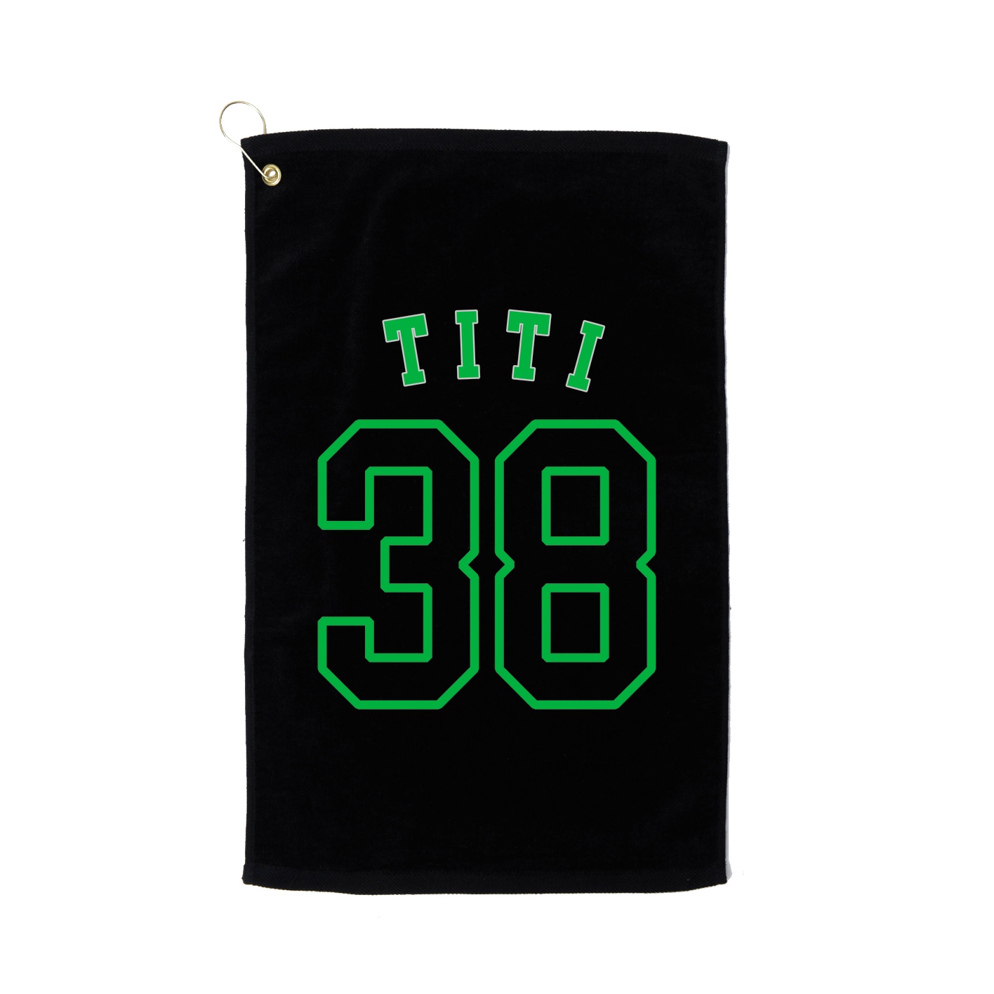 Golf Towel — Shirsey Arch in Black