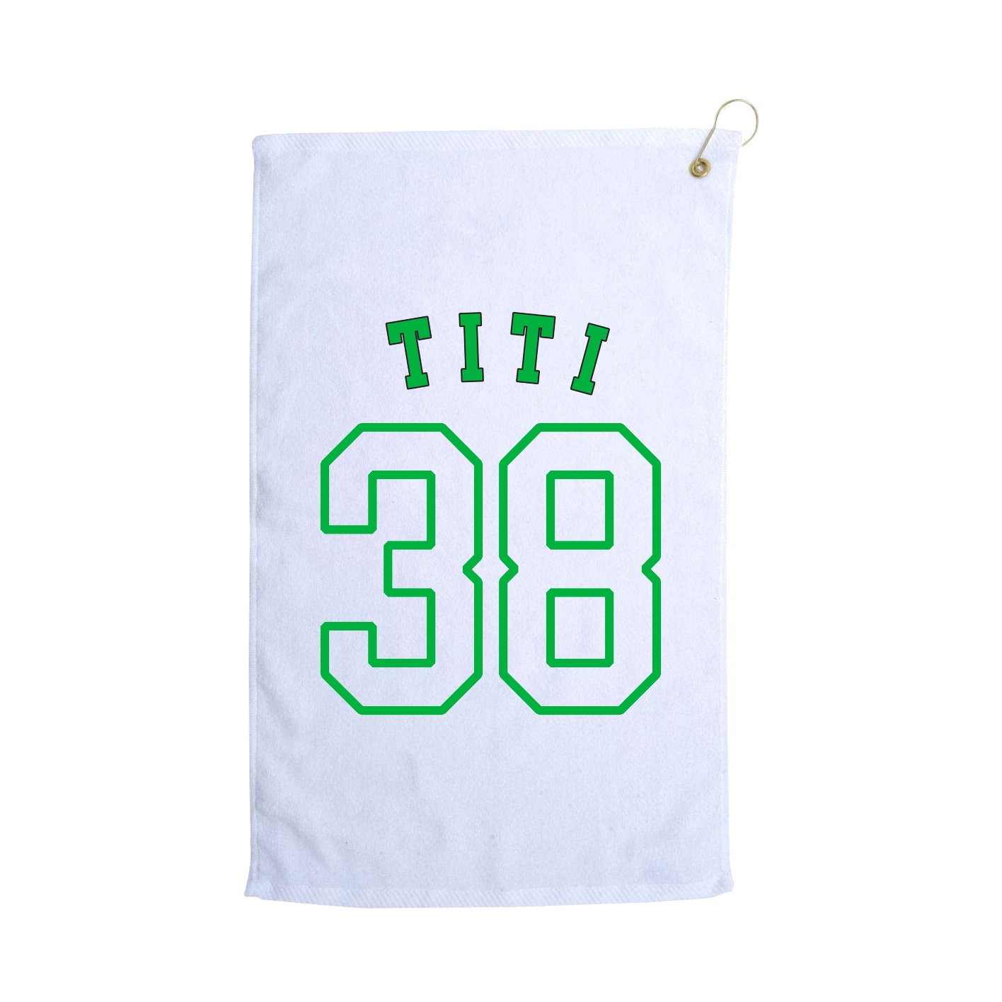 Golf Towel — Shirsey Arch in White