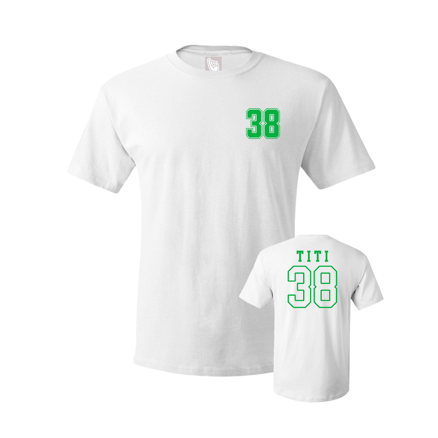 Tee — Chest Back in White