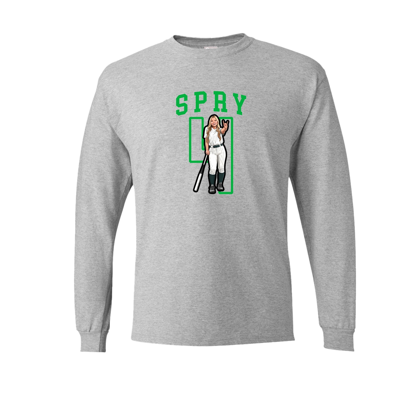 Long Sleeve Tee — Shirsey in Grey