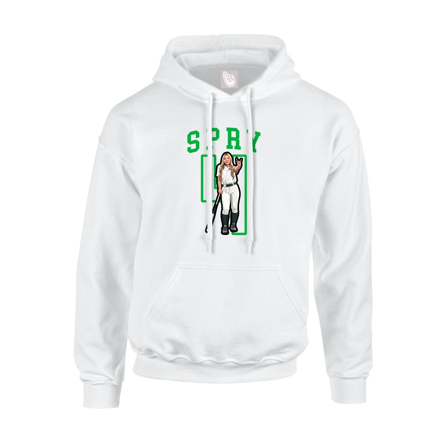 Youth Hoodie — Shirsey in White