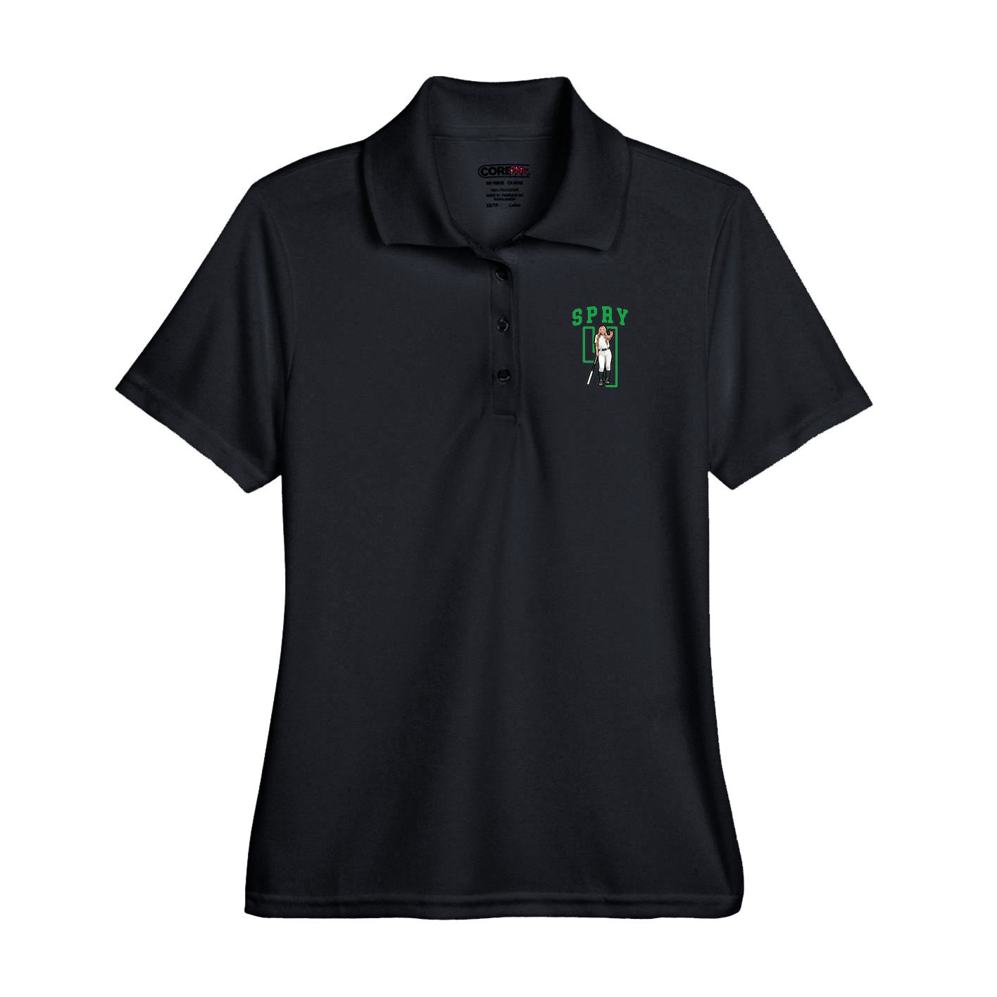 Performance Polo — Shirsey in Black