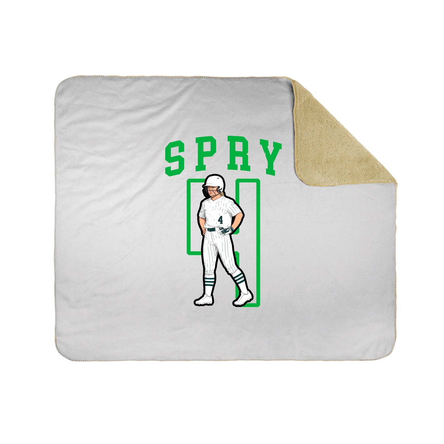 Throw Blanket — Shirsey in White