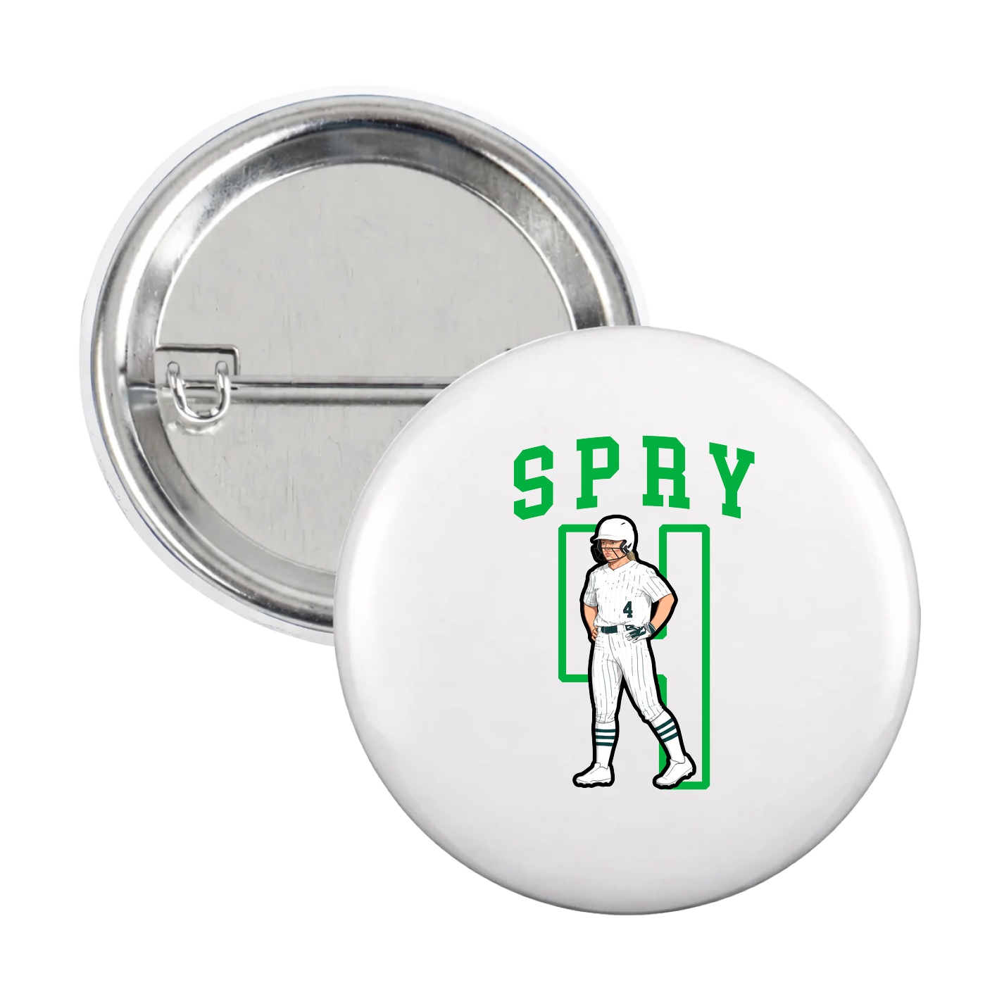 Game Day Button — Shirsey in White