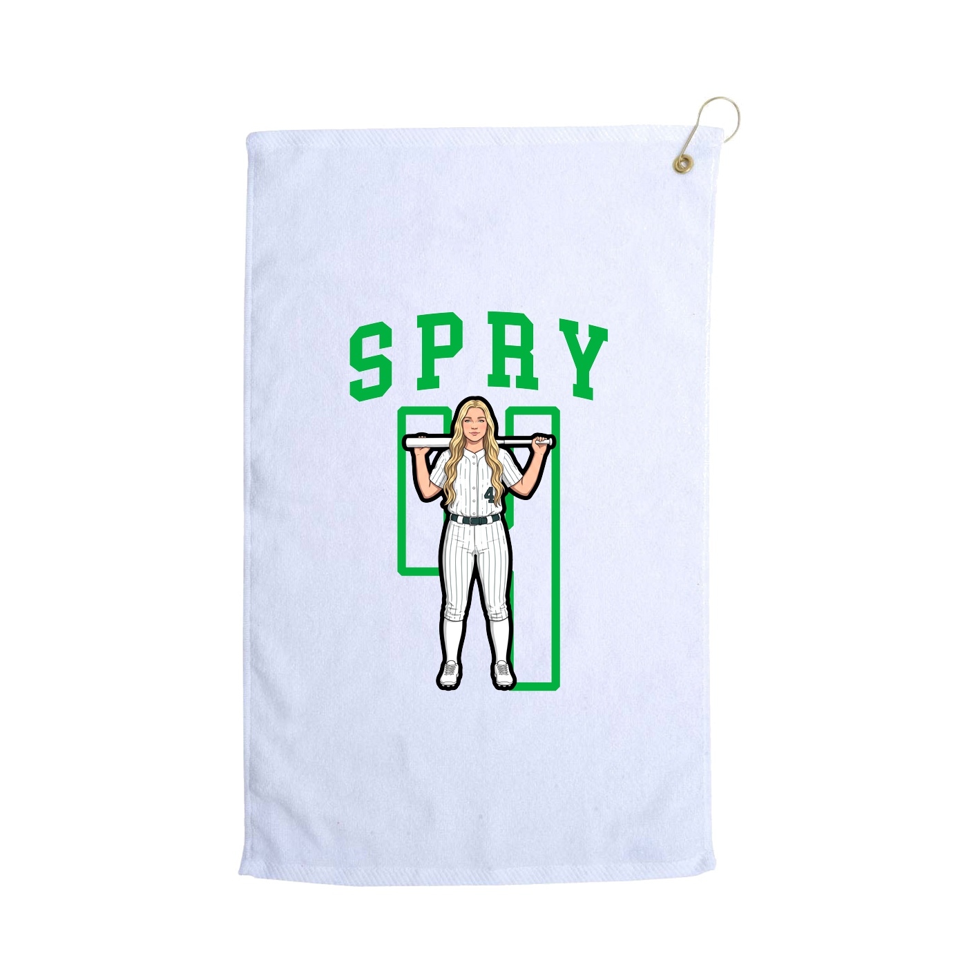Golf Towel — Shirsey in White